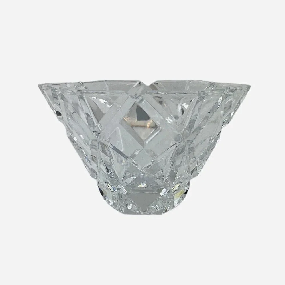 Vintage Mikasa Diamonds Crystal Hexagon 5